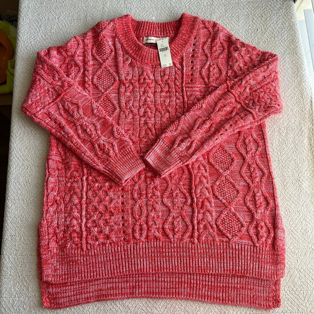 Anthropologie Pilcro Cable Knit Oversized Sweater Size XS - Picture 1 of 7